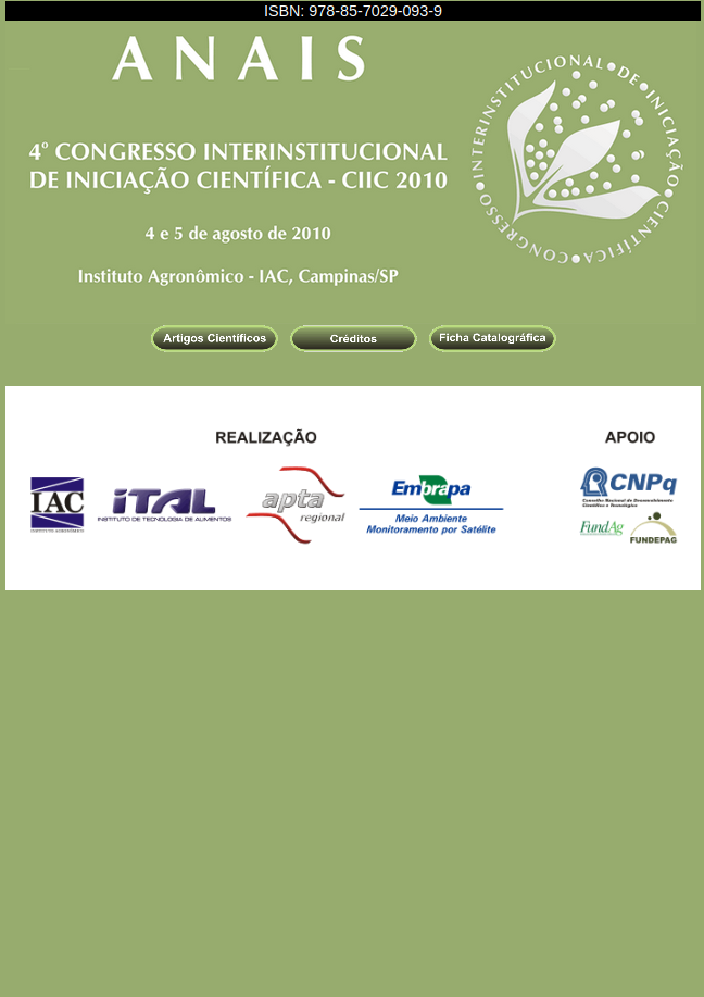 4º CIIC 2010 (ISBN: 978-85-7029-099-1)